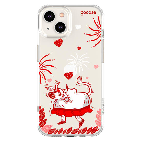 Capinha para celular  Boi Vermelho