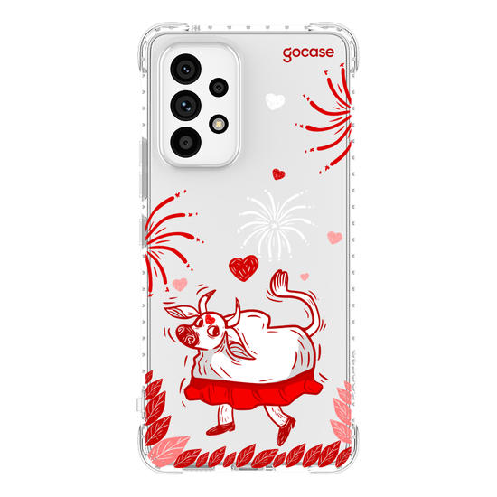 Capinha para celular  Boi Vermelho