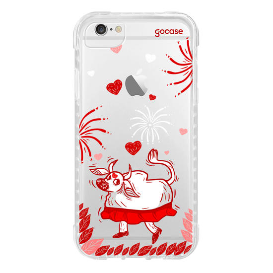 Capinha para celular  Boi Vermelho