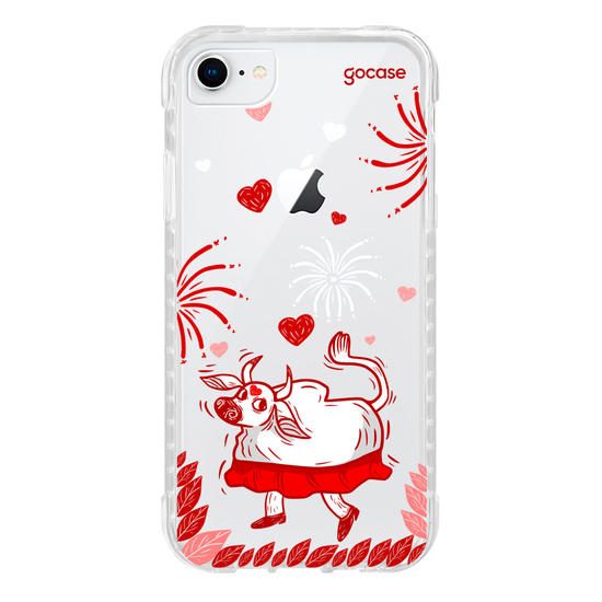 Capinha para celular  Boi Vermelho