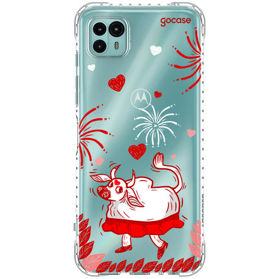 Capinha para celular  Boi Vermelho