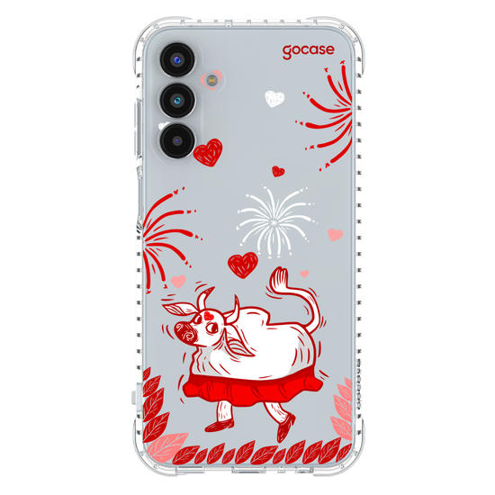 Capinha para celular  Boi Vermelho