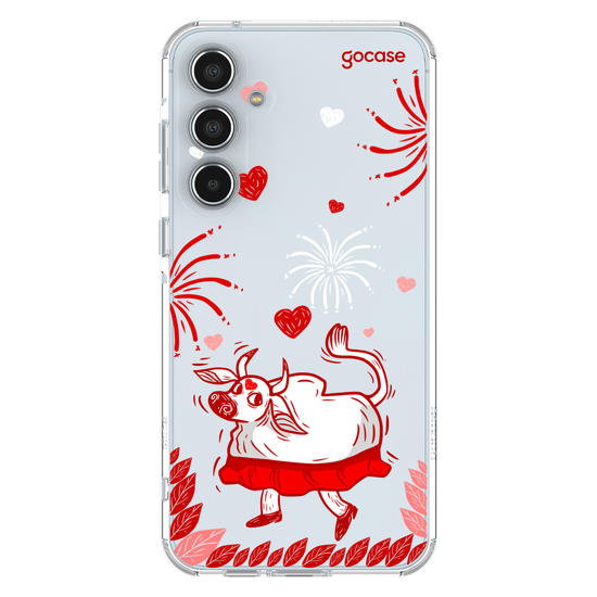 Capinha para celular  Boi Vermelho