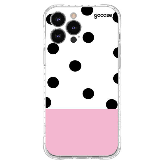 Capinha para celular Bolinhas Tricolor