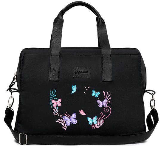 Bolsa Joy -  Borboletas com Aquarela