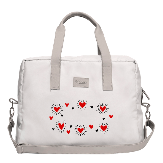 Bolsa Joy -  Corações Customizável - by Iasmin Almeida