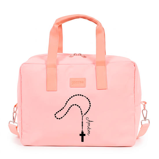 Bolsa Joy Pro Rosa - Terço e Amém