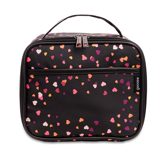 Bolsa Térmica Midi Pro - Corações Flutuantes All Black - Gothic Name