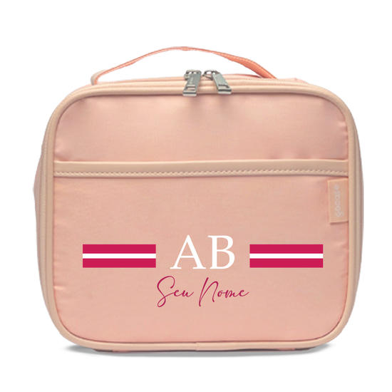 Bolsa Térmica Midi Pro - Inicias com Listras Cortadas
