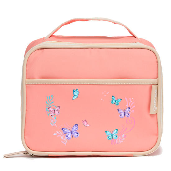 Bolsa Térmica Midi Rosa - Borboletas com Aquarela