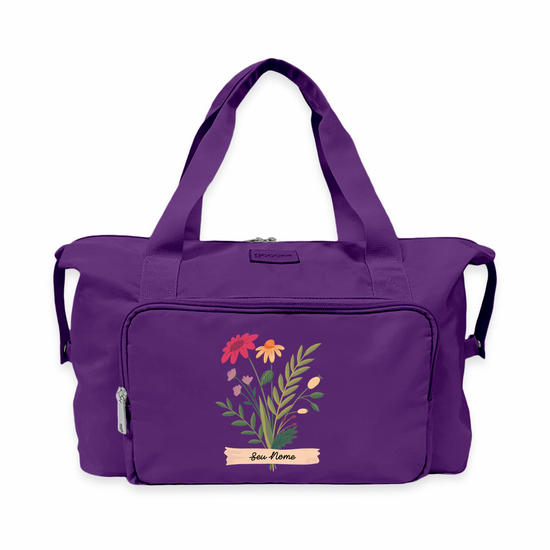 Bolsa Moove - Flores com Fita Bolsa Moove - Flores com Fita