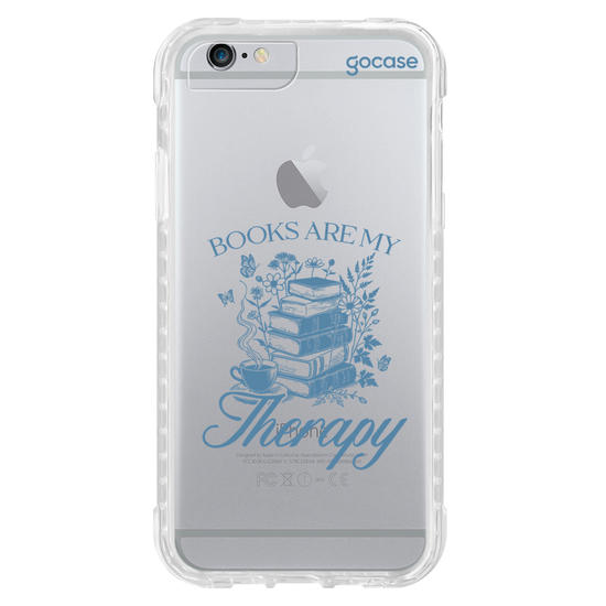 Capinha para celular  Book Lover - Books Are My Therapy