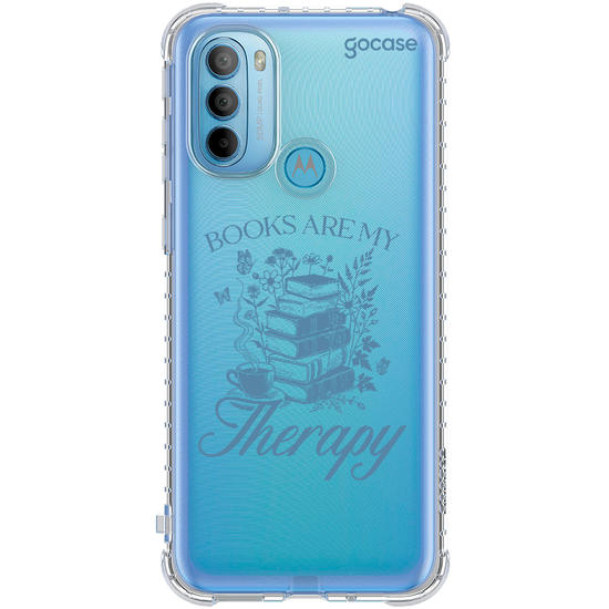 Capinha para celular  Book Lover - Books Are My Therapy