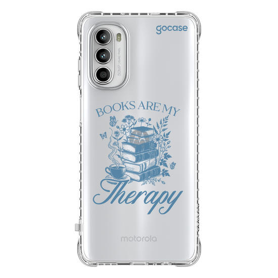 Capinha para celular  Book Lover - Books Are My Therapy