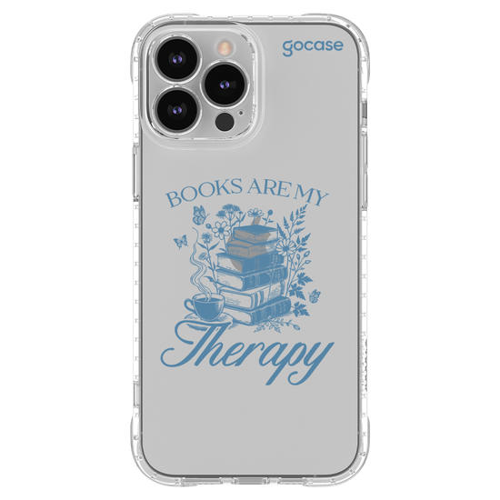 Capinha para celular  Book Lover - Books Are My Therapy