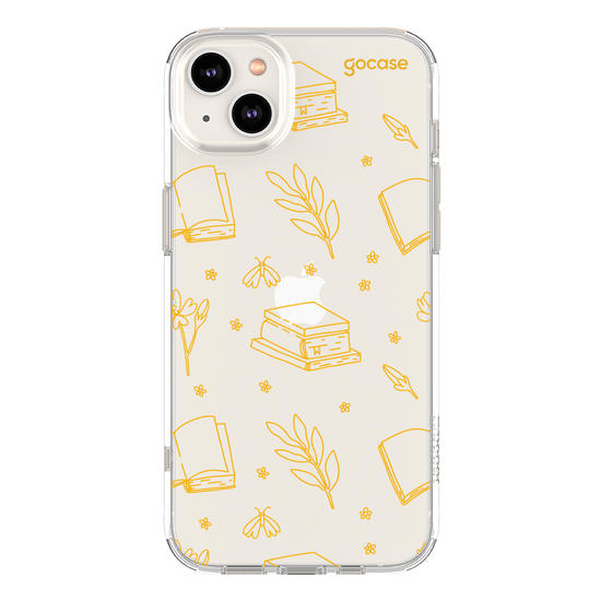 Capinha para celular  Book Lover - Lineart Pattern
