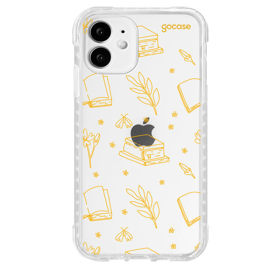 Capinha para celular  Book Lover - Lineart Pattern