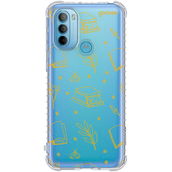 Capinha para celular  Book Lover - Lineart Pattern