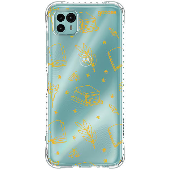 Capinha para celular  Book Lover - Lineart Pattern