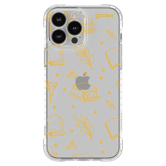 Capinha para celular  Book Lover - Lineart Pattern