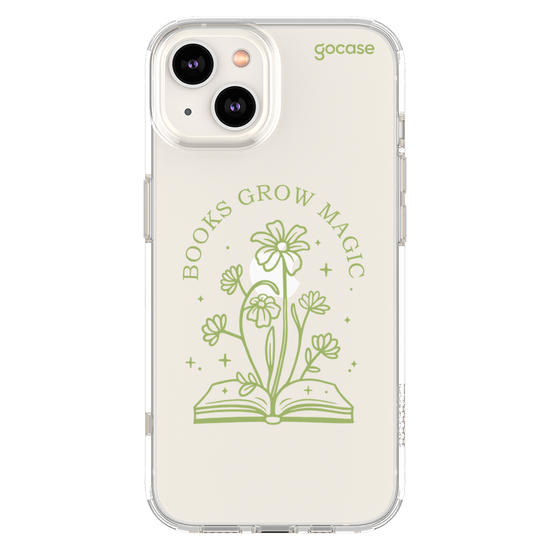 Capinha para celular  Book Lover - Books Grow Magic