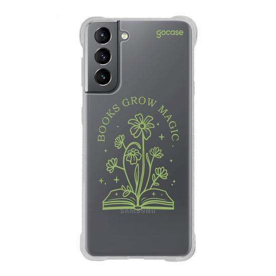 Capinha para celular  Book Lover - Books Grow Magic