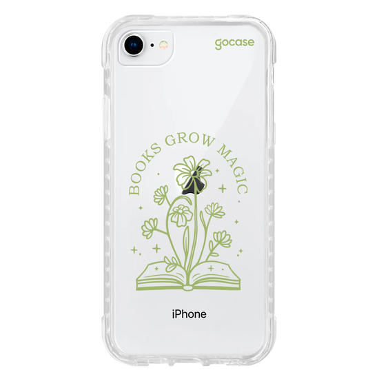 Capinha para celular  Book Lover - Books Grow Magic