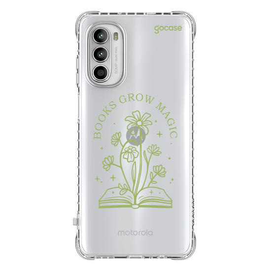 Capinha para celular  Book Lover - Books Grow Magic