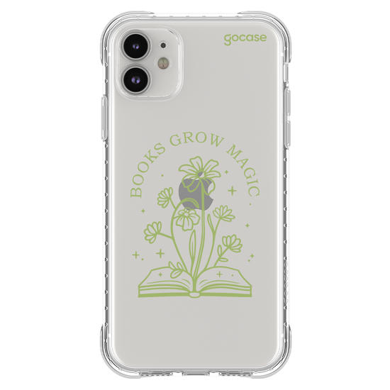 Capinha para celular  Book Lover - Books Grow Magic