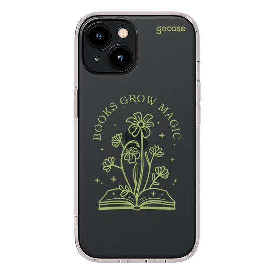 Capinha para celular  Book Lover - Books Grow Magic