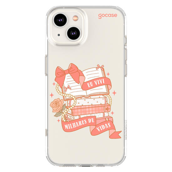 Capinha para celular  Book Lover - Vivi Milhares de Vidas