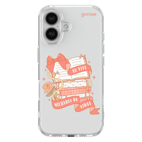 Capinha para celular  Book Lover - Vivi Milhares de Vidas