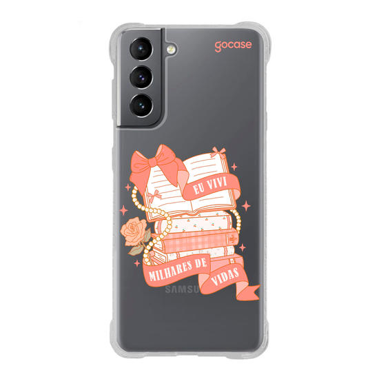 Capinha para celular  Book Lover - Vivi Milhares de Vidas