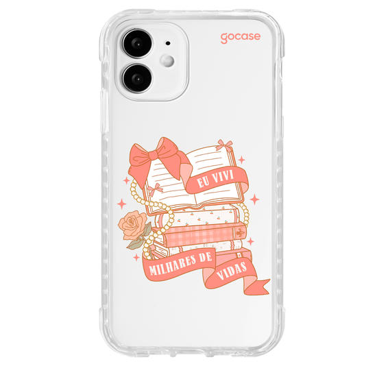 Capinha para celular  Book Lover - Vivi Milhares de Vidas