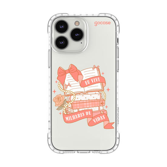 Capinha para celular  Book Lover - Vivi Milhares de Vidas