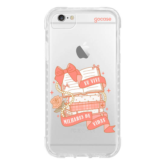 Capinha para celular  Book Lover - Vivi Milhares de Vidas