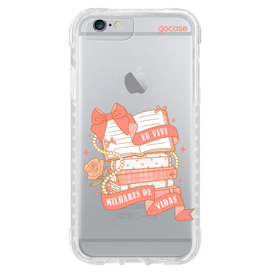 Capinha para celular  Book Lover - Vivi Milhares de Vidas