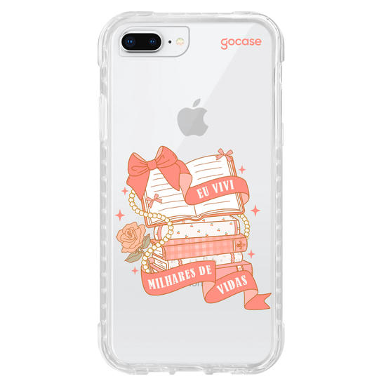 Capinha para celular  Book Lover - Vivi Milhares de Vidas