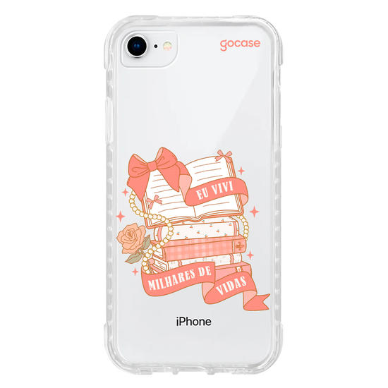 Capinha para celular  Book Lover - Vivi Milhares de Vidas