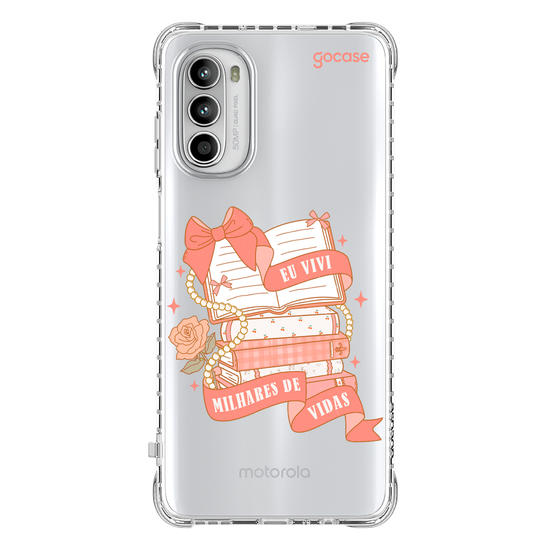 Capinha para celular  Book Lover - Vivi Milhares de Vidas