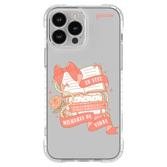 Capinha para celular  Book Lover - Vivi Milhares de Vidas