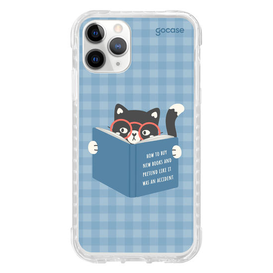 Capinha para celular  Book Lover - Gatinho Leitor