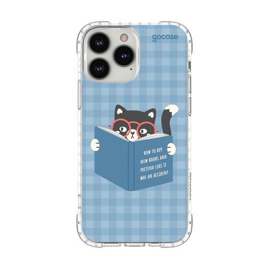 Capinha para celular  Book Lover - Gatinho Leitor