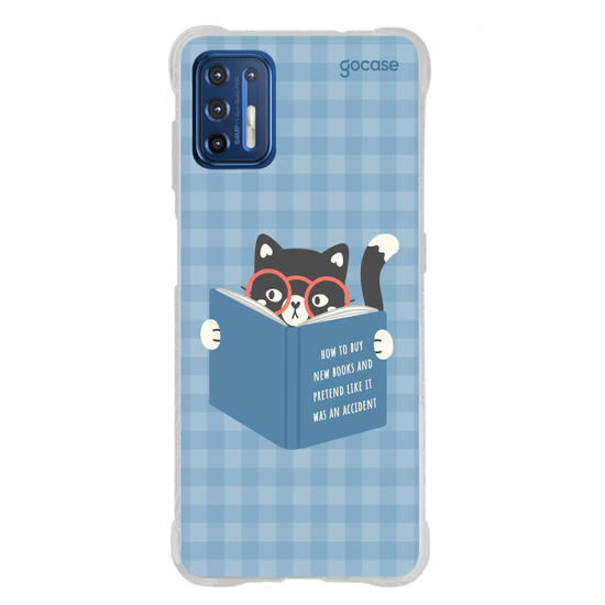 Capinha para celular  Book Lover - Gatinho Leitor
