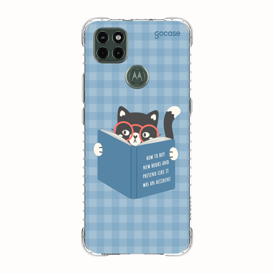 Capinha para celular  Book Lover - Gatinho Leitor