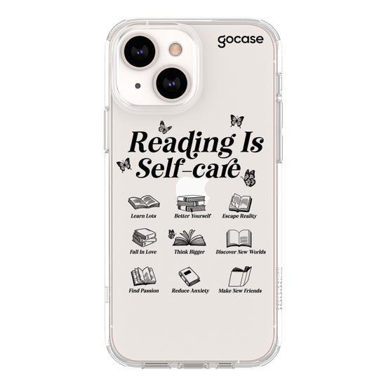 Capinha para celular  Book Lover - Reading Is Self-care