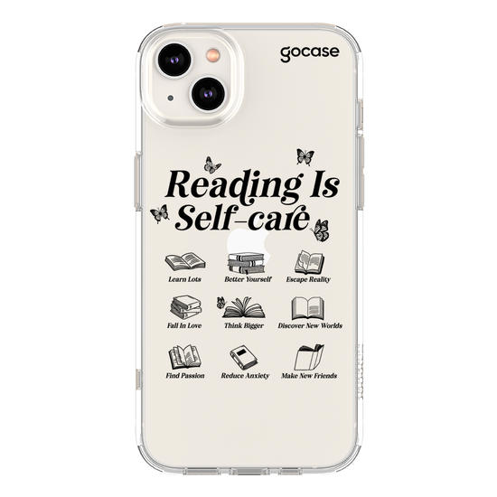 Capinha para celular  Book Lover - Reading Is Self-care