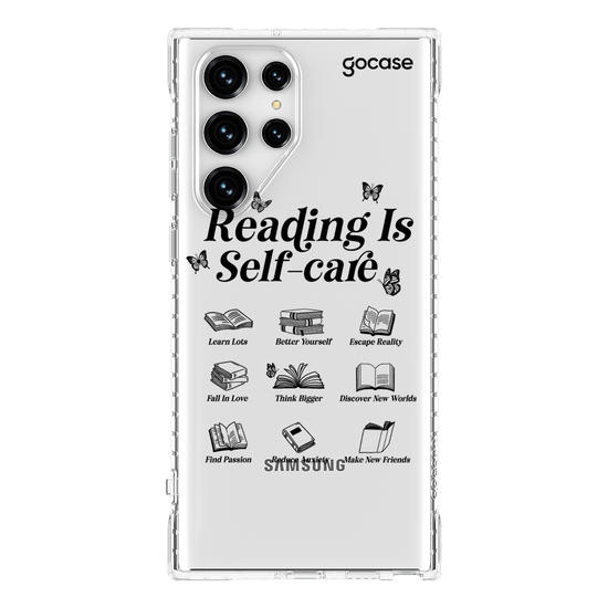 Capinha para celular  Book Lover - Reading Is Self-care
