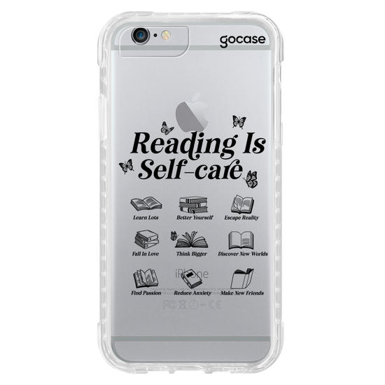 Capinha para celular  Book Lover - Reading Is Self-care