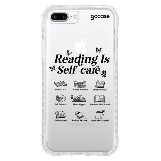 Capinha para celular  Book Lover - Reading Is Self-care